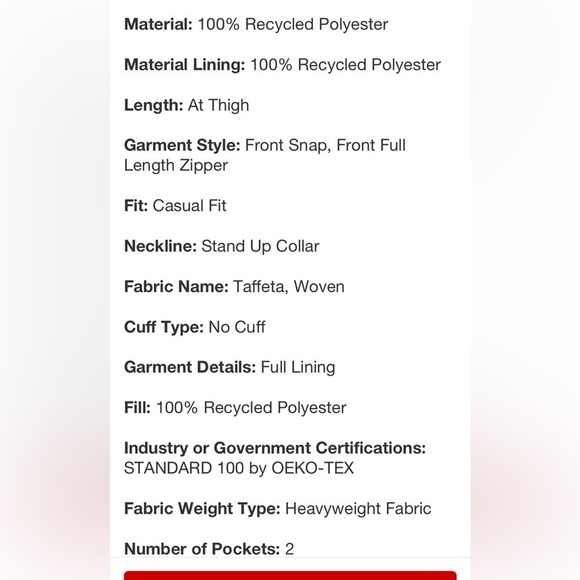 Women's Arctic Parka - Universal Thread™
Green L nwt - Picture 6 of 6